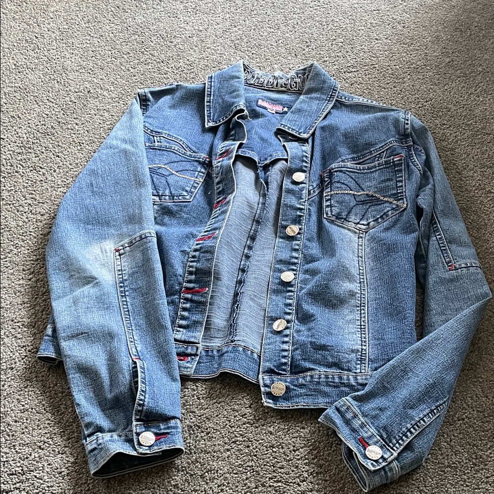 BUBBLEGUM XS Blue Denim Jacket